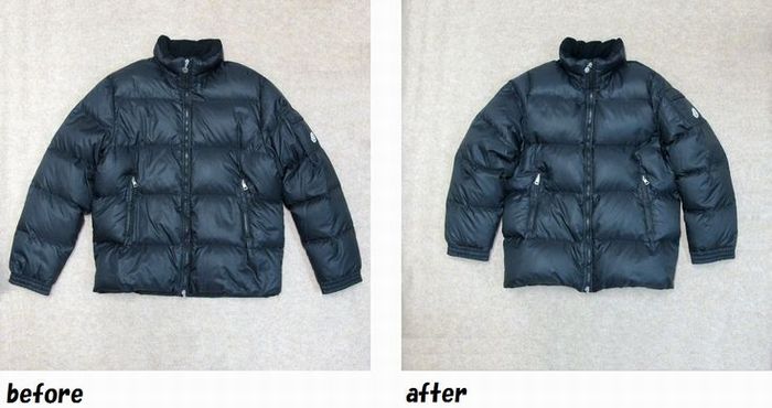 モンクレール MONCLER ダウンジャケットのお直し