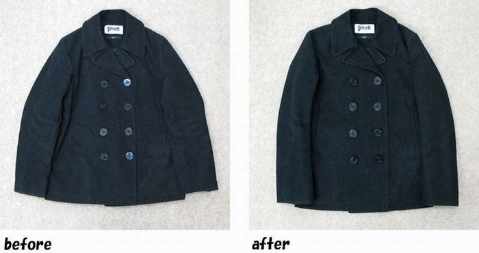 ショットＸティーエムティー　ＳＣＨＯＴＴｘＴＭＴ　ピーコート　袖幅・身幅のお直し