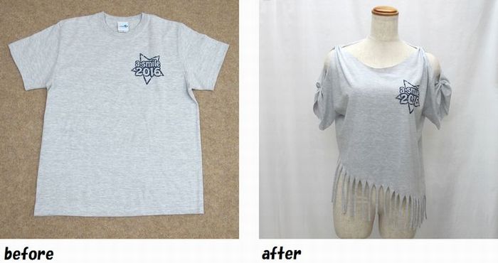 Ｔシャツ　加工　デザイン変更のお直し