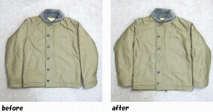 バズリクソンズ　BAZZ RICKSON'S　ブルゾンのお直し