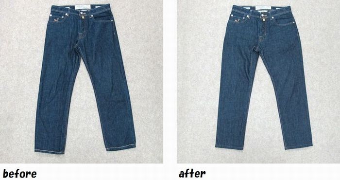 ヤコブコーエン　JACOB COHEN　デニムパンツのお直し