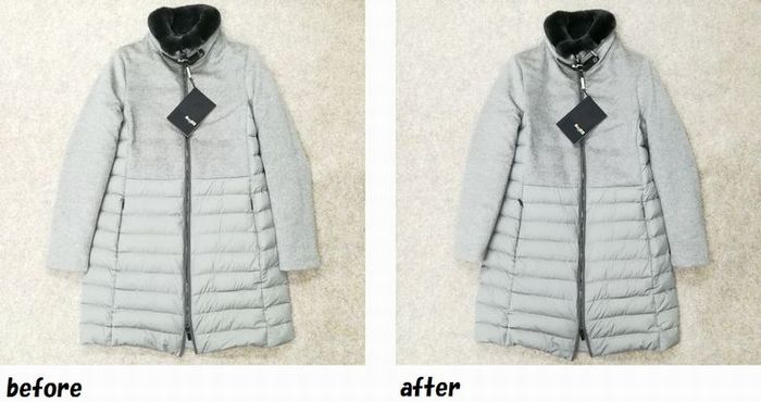 ムーレー　MOORER　ダウンコートのお直し