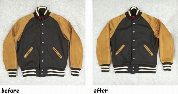 スクーカムＸブルーワーク　SKOOKUM×BLUEWORK スタジャンのお直し