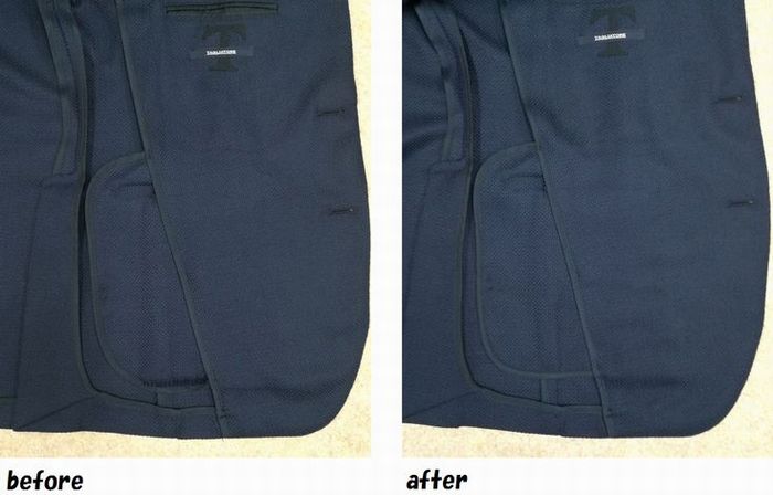 タリアトーレ　TAGLIATORE　ジャケットのお直し