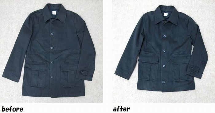 コットン　コート　全直し