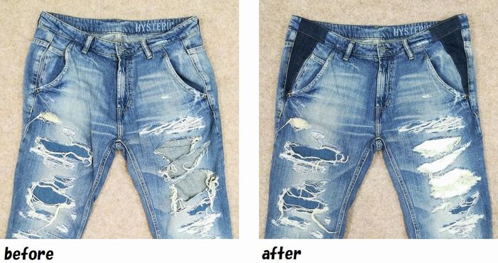 ヒステリックグラマー HYSTERIC GLAMOUR デニムパンツのお直し