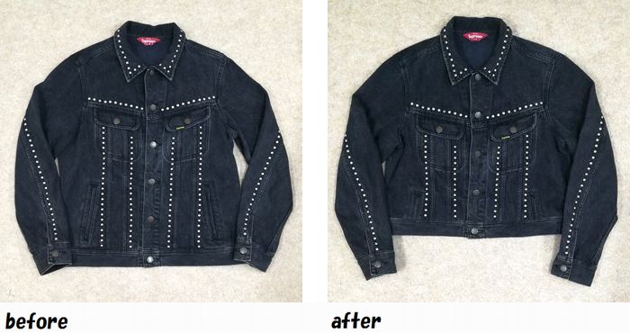 シュプリーム　Supreme　デニムジャケット　Ｇジャンのお直し