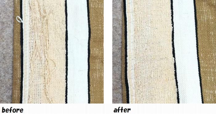 生地ほつれのお直し