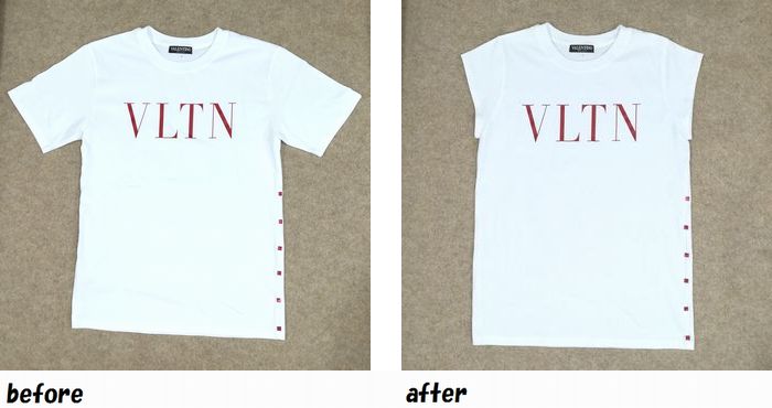 Tシャツ　カットソーのお直し