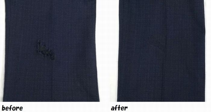 スラックス　破れのお直し