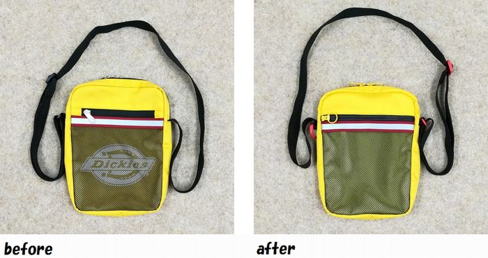 ディッキーズ　Dickies　ショルダーバッグ　ボディーバッグのお直し