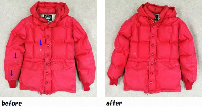 エディーバウアー　カラコラム　Eddie Bauer　KARAKORAM　ダウンジャケットのお直し