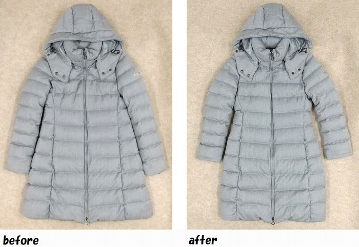 タトラス　TATRAS　ウール　ダウンコートのお直し