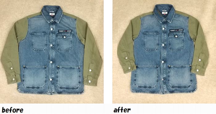 トミーヒルフィガー　TOMMY HILFIGER　デニムジャケットのお直し