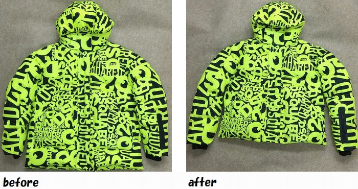 ディースクエアード　Dsquared2　ダウンジャケットのお直し