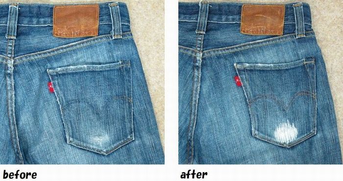 リーバイス　Levis　デニムポケットのお直し