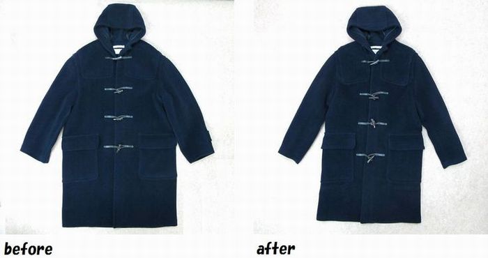 グローバーオール　GLOVERALL　ダッフルコート　サイズダウンのお直し