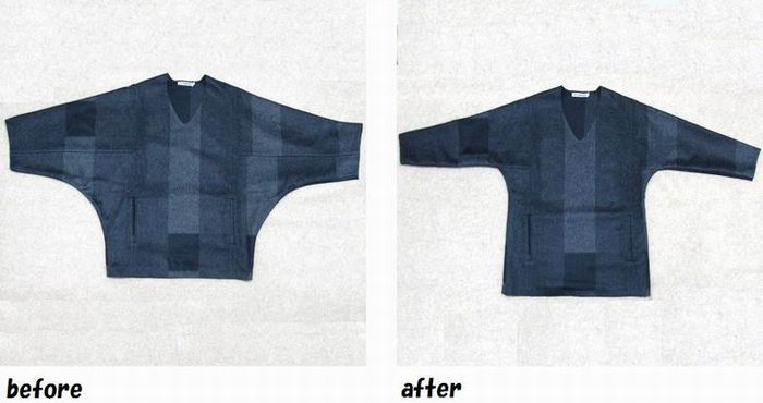 ジルサンダー　JIL SANDER　ドルマンカットソーのお直し