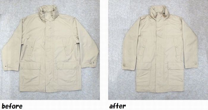 ダックス　DAKS　ブルゾン　サイズダウンのお直し