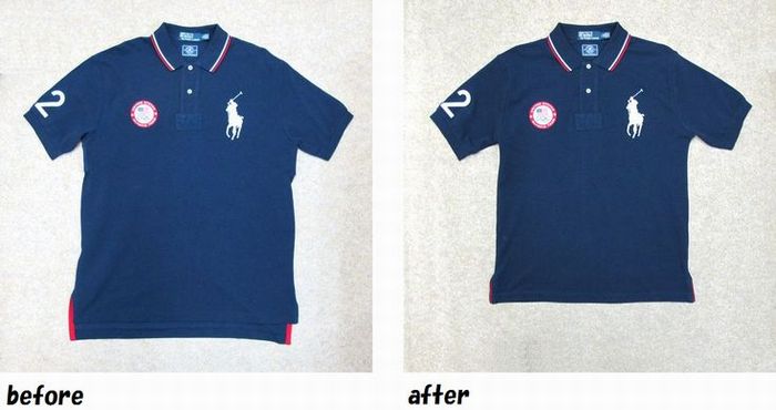 ラルフローレン　Ralph Lauren　ポロシャツ　サイズダウンお直し