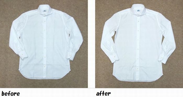 アルバザール　AL BAZAR　シャツのお直し