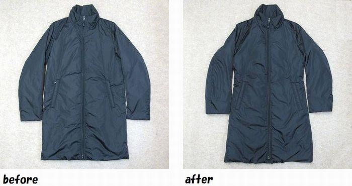 プラダ PRADA 中綿コートのお直し