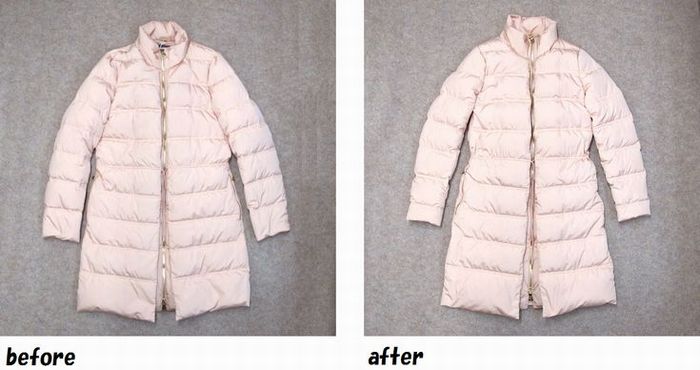 フェラガモ　SalvatoreFerragamo ダウンコートのお直し