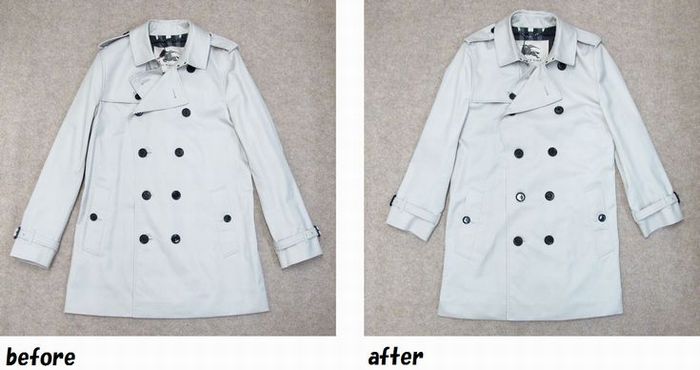 バーバリー　Burberry　トレンチコートのお直し