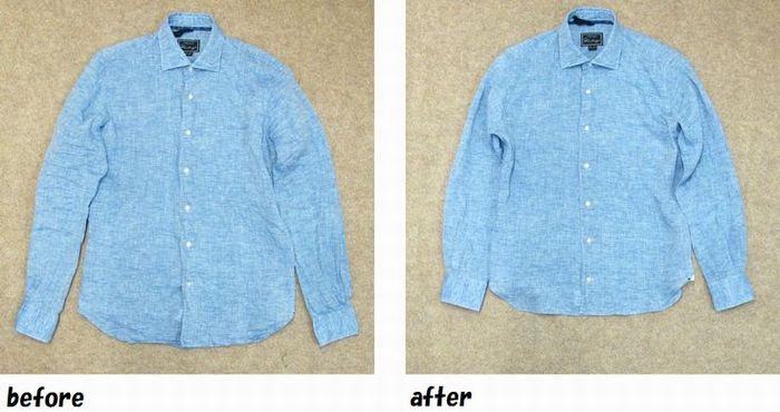 オリアン　ORIAN　シャツのお直し