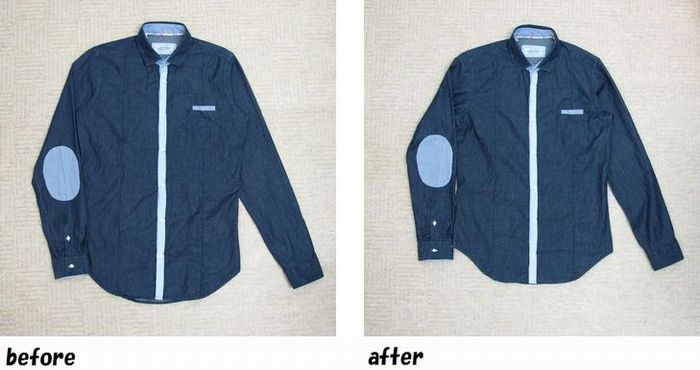 イタリア製　シャツのお直し