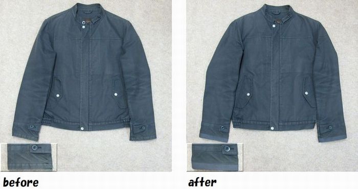 ルイ･ヴィトン　LOUIS VUITTON　ブルゾン　袖口のお直し